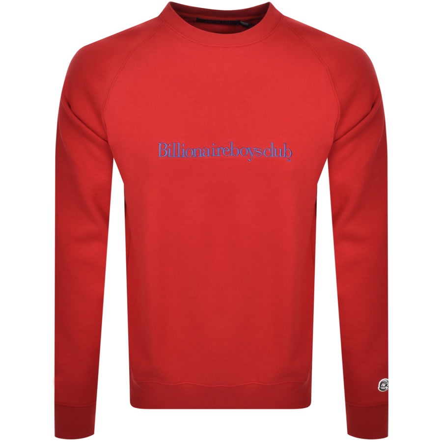 Alternative Image for ProductBillionaire Boys Club Logo Sweatshirt Red1